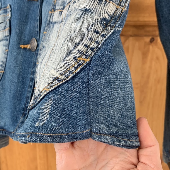 Dollhouse like-new jean jacket size Small but fits XS-XXS - Picture 9 of 9